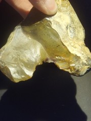 Lower Paleolithic – Large Acheulean notched tool. c.450,000 BP.