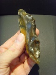 Lower Paleolithic – Fine Acheulean lateral scraper. c.450,000 BP.