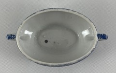 Blue Willow Tureen Lidded Doll Dish Dish Platter Japan