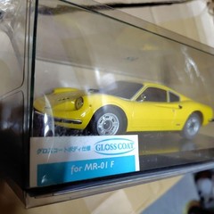 Hot Wheels Ferrari 246 GT Dino Yellow Diecast Model 1:43 Scale