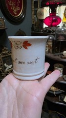 Antique Forget Me Not Sentimental Gift Mug Victorian Edwardian