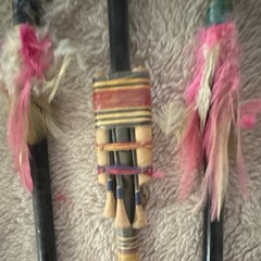 vtg Lot – 9 Traditional Bamboo Andean Tribal Folk Art Panpipe flute/blowguns