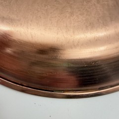 Lot Of 2 Vintage Greek Hanging Wall Plates-Handmade In Greece- Copper