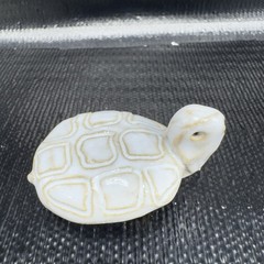 Vintage Hand Made Pottery Stoneware Turtle Figurine Small Figure Hand Crafted