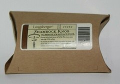 Longaberger Shamrock Knob with Original Packaging #23282