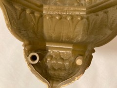 Vintage 1975 Gold Floral /Ivy Holder Wall Vase 23.25″x11″ Syroco Burwood #1300