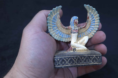 Authentic Ancient Egyptian Antique Rare Goddess Isis Statue Figurine Egyptian BC