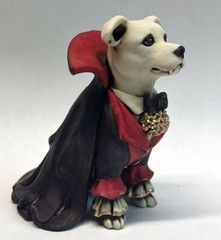 Neil Eyre Designs Halloween Staffordshire Bull Terrier Count Dracula MADE USA