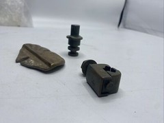 Metal Detector Finds Lot Brass? Copper? Latches Vintage Antique Parts Pieces MK