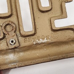 VTG Sexton Skeleton Key Gold Retro Wall Decor Art 20″ X 7″ MCM