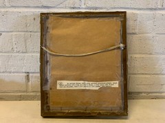 Antique Painted Plaque of Juliette Recamier Framed After Francois Gerard