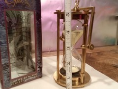 The Glass Nautical Brass Hourglass Sabiler De Marine 30 Min. Timer Wall Mount