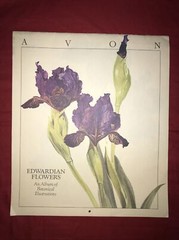 Vintage Avon Edwardian Flowers 1990 Calendar