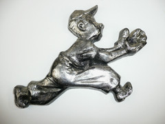 Vintage Wall Plaque Boy Baseball Player With Glove Wall Hanging 1990’s
