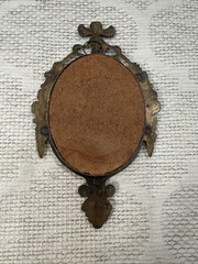 Vintage – Ornate Italian Brass Wall Decor Frame Set Victorian & Edwardian Era