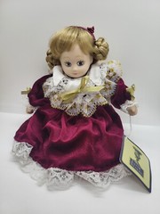 Paradise Galleries, Classic Treasure Porcelain Jointed Doll & Petite Porcelain