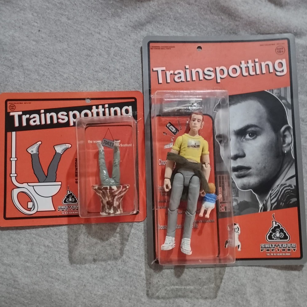 Trainspotting’ Mark Renton 5.5′ Action figure + Toilet Scene for Adults Only