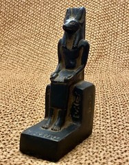 Amazing Commemorative Ancient Egyptian God Anubis Seated Statue With Glyphs SALE