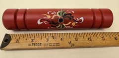 VTG Scandinavian Rosemaling Wooden Match Holder – Hand Made & Painted in Norway