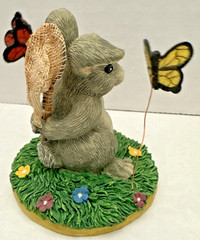 Charming Tails-Catchin Butterflies-FIGURINE-87/423-1996-HTF-Original Packaging