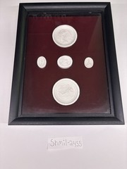 Vintage Grand Tour Neoclassical Intaglio Plaster Relief Shadow Box Wall Art