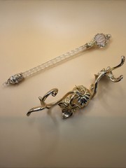 Franklin Mint Cinderella’s Magic Wand 24K Gold Plated Crystal NEW No Box