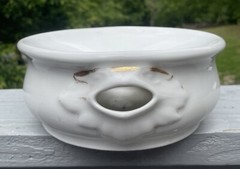 Antique Gilt Porcelain Cuspidor Spittoon 19th C. Victorian – Edwardian Bar