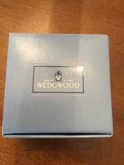 Vintage Wedgewood Jasperware BlueTricolor Bicentenary Oval Trinket Box in Box