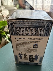 1989 Enesco Charlie Chaplin Musical ” The Entertainer ” Vtg Mint RARE With Box