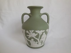 Wedgwood Sage Green Jasperware Portland Vase