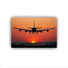 Airplane, Osprey At Dusk Art Mural Poster, Wooden Frame Ready To Hang,MGQ291996