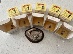 David Winter Miniatures At The Bakehouse PROOF SET (see notes on diorama base)