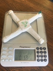 Belleek St Brigid’s Day Cross Ireland Wall Hanging Ornament Parian China Signed