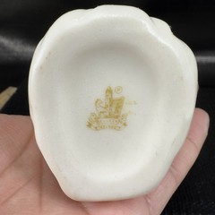 Vintage BELLEEK Ireland UNDINE Nymph Creamer Small Pitcher Jug Fine Porcelain