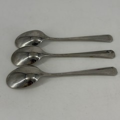Avon 1982 Vintage Fruit Jelly Jam Spoons Stainless Steel and Enamel Set of 3