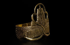 Authentic Ancient Egyptian Antiquities Pharaonic crown Artifact figure BC