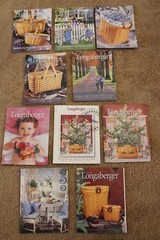 Complete 2000 LONGABERGER~ 2 Wishlists Catalogs & 8 Flyers ~ NEW