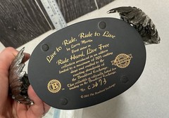 2003 Bradford Exchange Eagle Statue First Issue “Ride Hard Live Free” Motorcycle