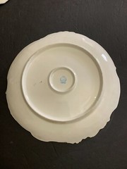 Vintage Bavarian China Germany Cabinet Plate Roses