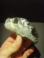 Lower Paleolithic – Fine Acheulean convex scraper. c.450,000 BP.