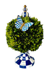 MacKenzie-Childs Royal Check Real Tree Architect’s Centerpiece Medium New, Box