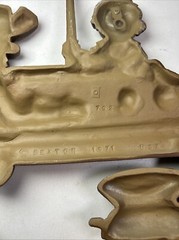 Vintage 1971 Sexton Wall Art Hanging #792 Man Shooting Pool Cast Metal – 21″ USA