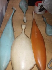 Vintage Sexton Cast Wine Bottles Full Set