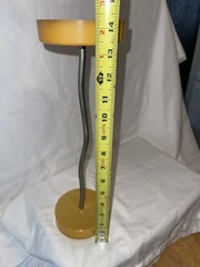 Vintage 1975 Lucite Magic Hanging Big Eyes Goose Neck Magnifying Makeup Mirror