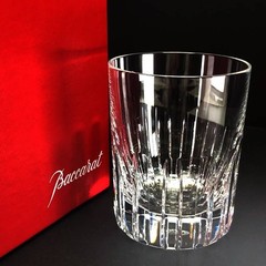 Baccarat Rock Glass Crystal Clear 10oz Used with Box
