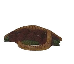 Vintage Burwood Plaques Berry Basket Decor Set Of 2 Plastic Made In USA