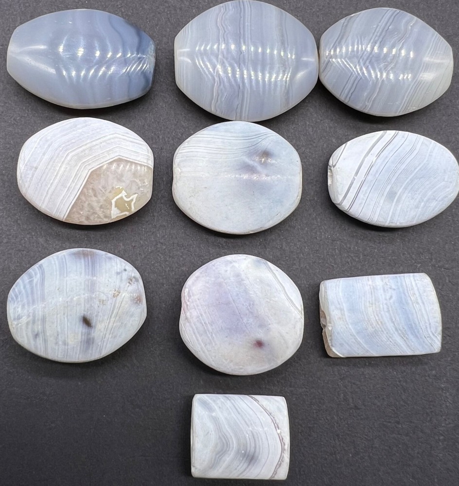 Sale Collection Of 10 Pics Ancient Old Bactrian Sulemani AQEEQ/HAKIK Losse Beads