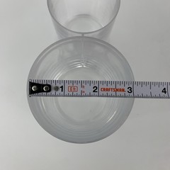 Vintage Double Swan Clear Plastic Bath Canisters Cotton Balls and Swabs Holder