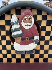 Vtg Williraye Studio Winter Time Fun 2000- NO CLOCK – Replaced clock with Santa