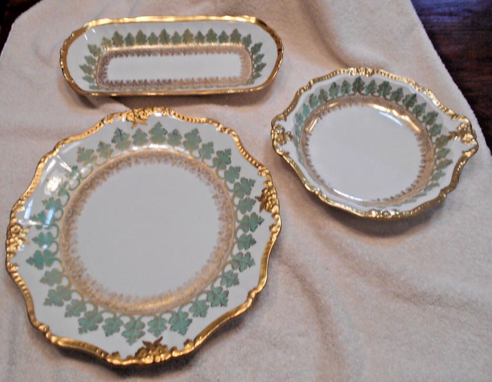3 Piece Set of Elite Works, Limoges, made in France